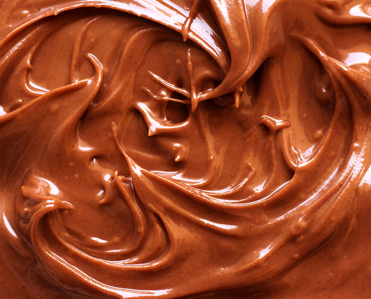 Closeup of nutella